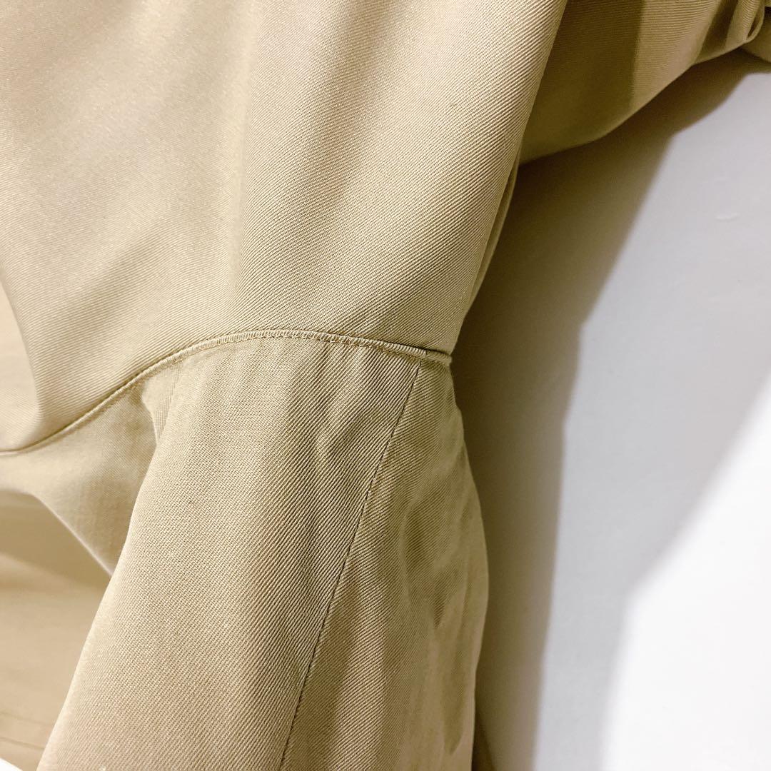 【逸品】バーバリーズ　ステンカラーコート　ハニーベージュ　ライナー付　XL相当