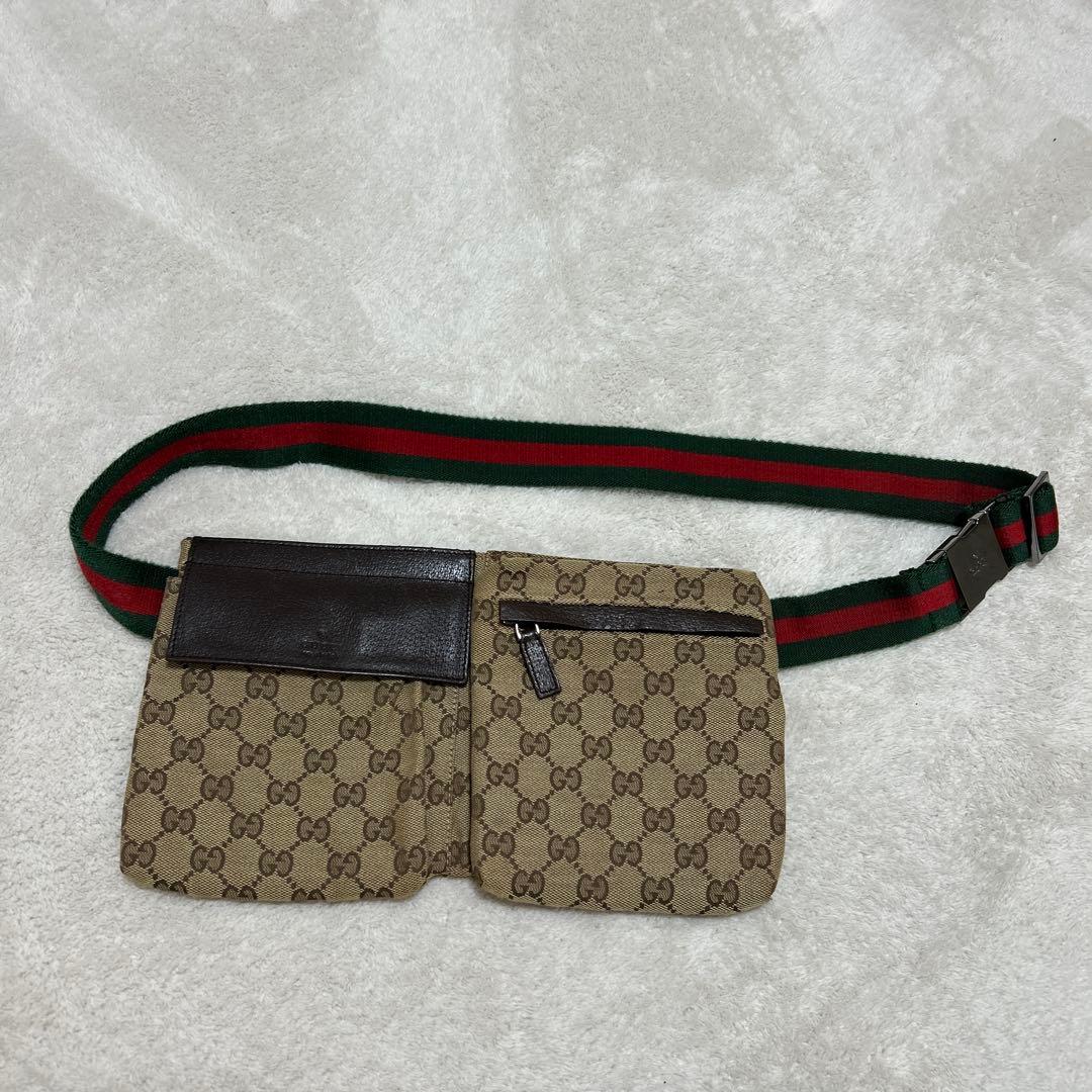 ♦︎極美品♦︎GUCCI♦︎グッチ♦︎GGパターン ボディバッグ