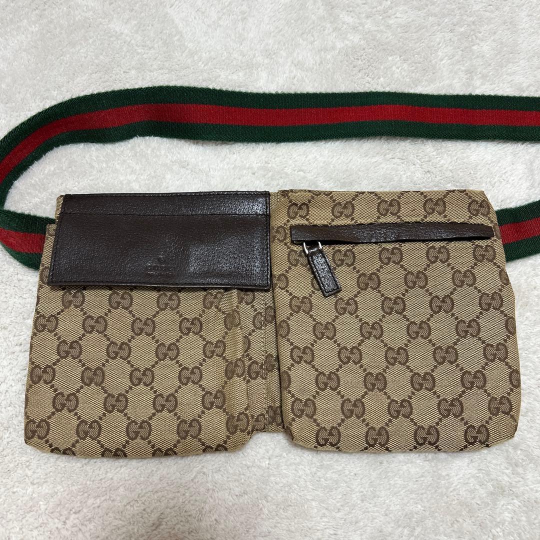 ♦︎極美品♦︎GUCCI♦︎グッチ♦︎GGパターン ボディバッグ