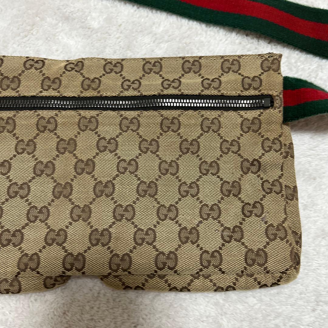 ♦︎極美品♦︎GUCCI♦︎グッチ♦︎GGパターン ボディバッグ