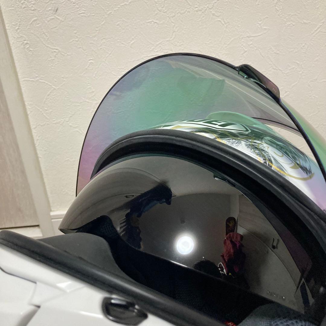 SHOEI フルフェイスヘルメット GT–Air2 ホワイトゴールド　Lサイズ