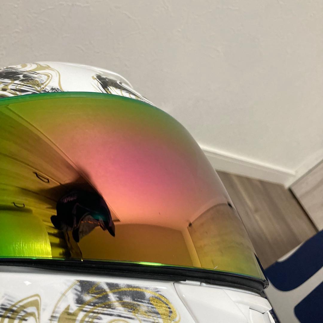 SHOEI フルフェイスヘルメット GT–Air2 ホワイトゴールド　Lサイズ