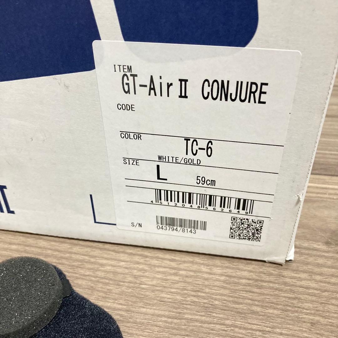 SHOEI フルフェイスヘルメット GT–Air2 ホワイトゴールド　Lサイズ