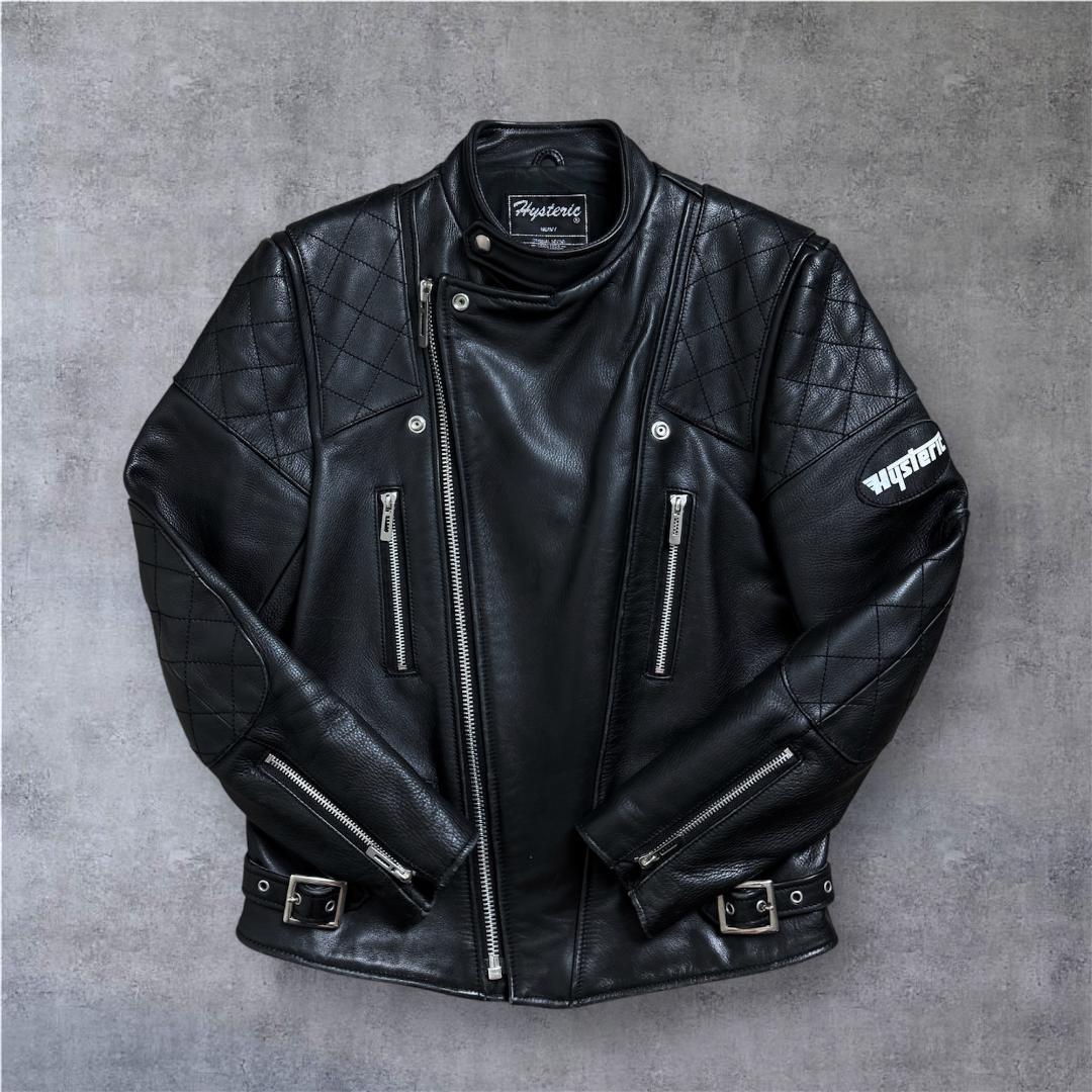 【美品☆激レアモデル】ヒステリックグラマー ダブルレザージャケット
