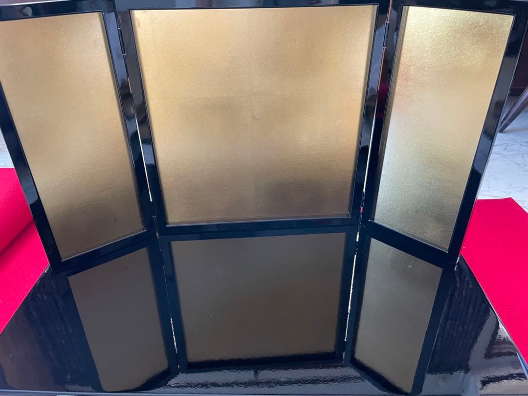 ◉セール！新品　お雛様　五月人形　端午の節句　豪華　黒塗り台　金屏風セット