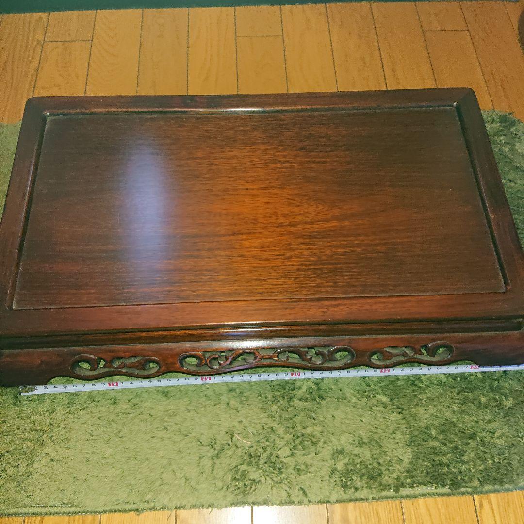 唐木紫壇、飾り花台