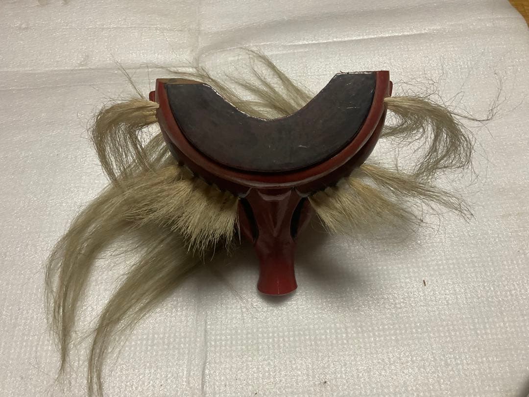 岡山神楽面／備前神楽・木面。【地元の有名な彫り師の作品となっています】。