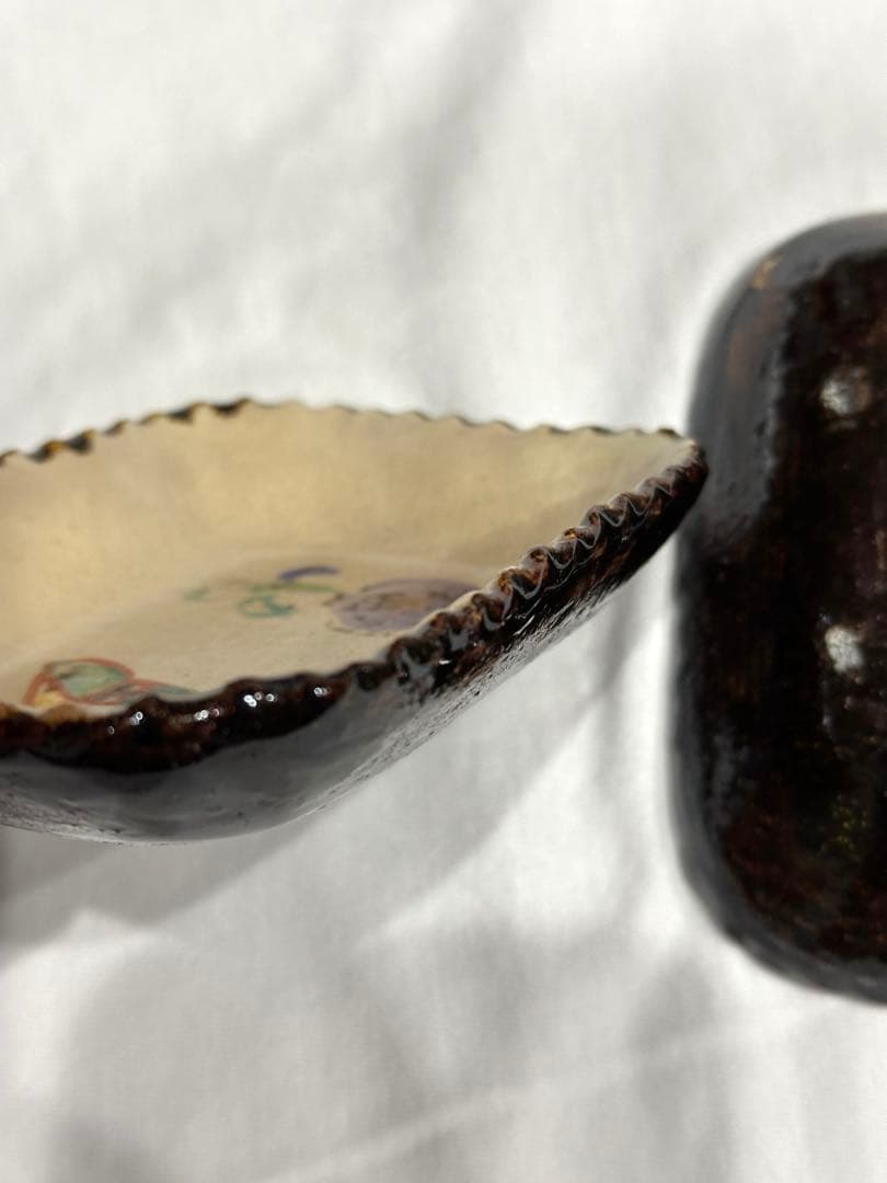 《未使用》伊藤聡信さん　角小皿セット