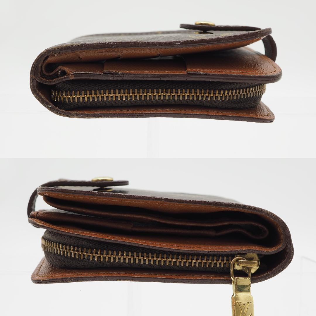 ルイヴィトン モノグラム コンパクトジップ 二つ折り財布