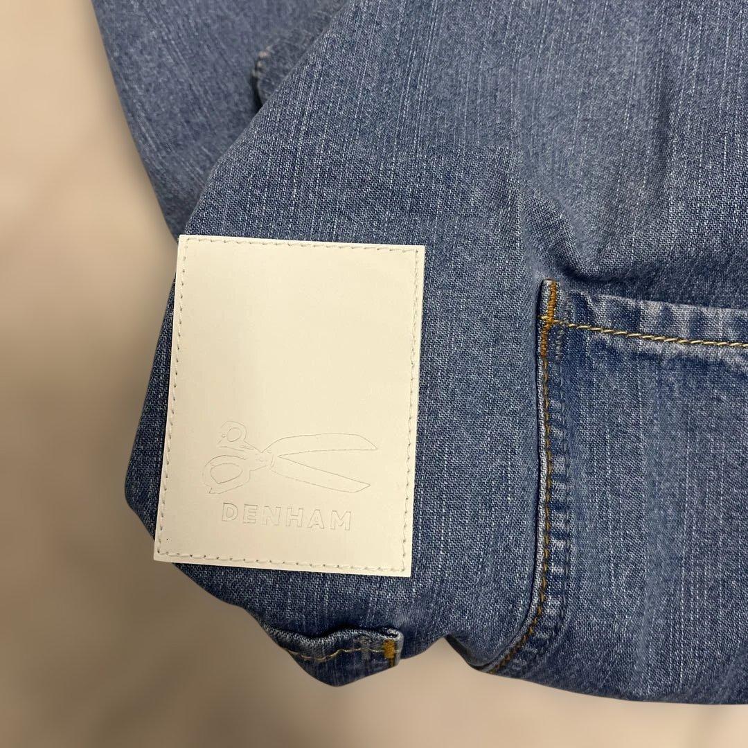 DENHAM デニムエプロン ポケット付き