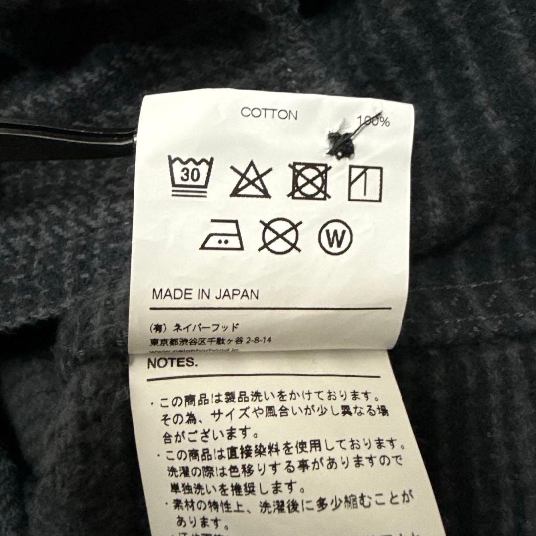 【希少】NEIGHBORHOOD LUMBERS ネルシャツ 21AW XL