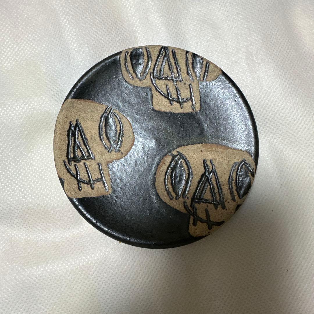 ☆ドクロ☆コーヒー豆柄