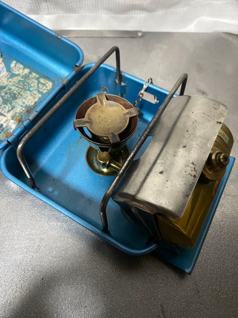 ガソリンストーブ マナスル160 箱ストーブ メンテナンス済 実働品 作動良好品