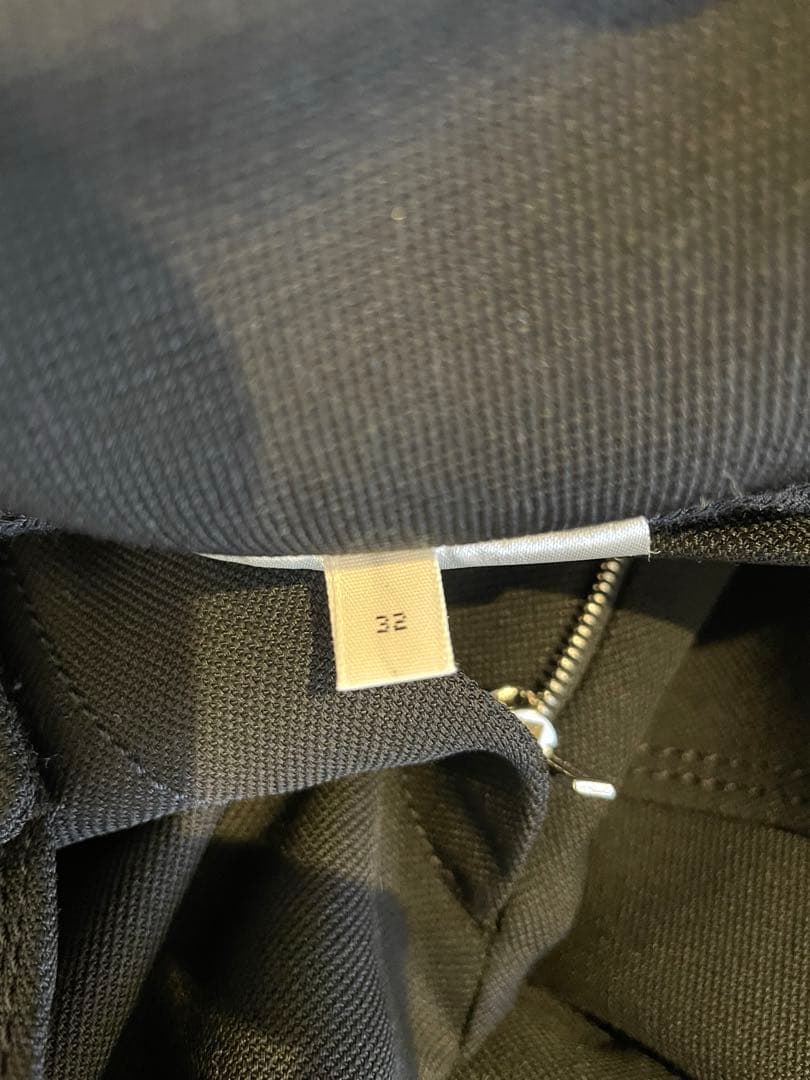 Acne Studios タックキュロットパンツ　ブラック　ベルト付き　32