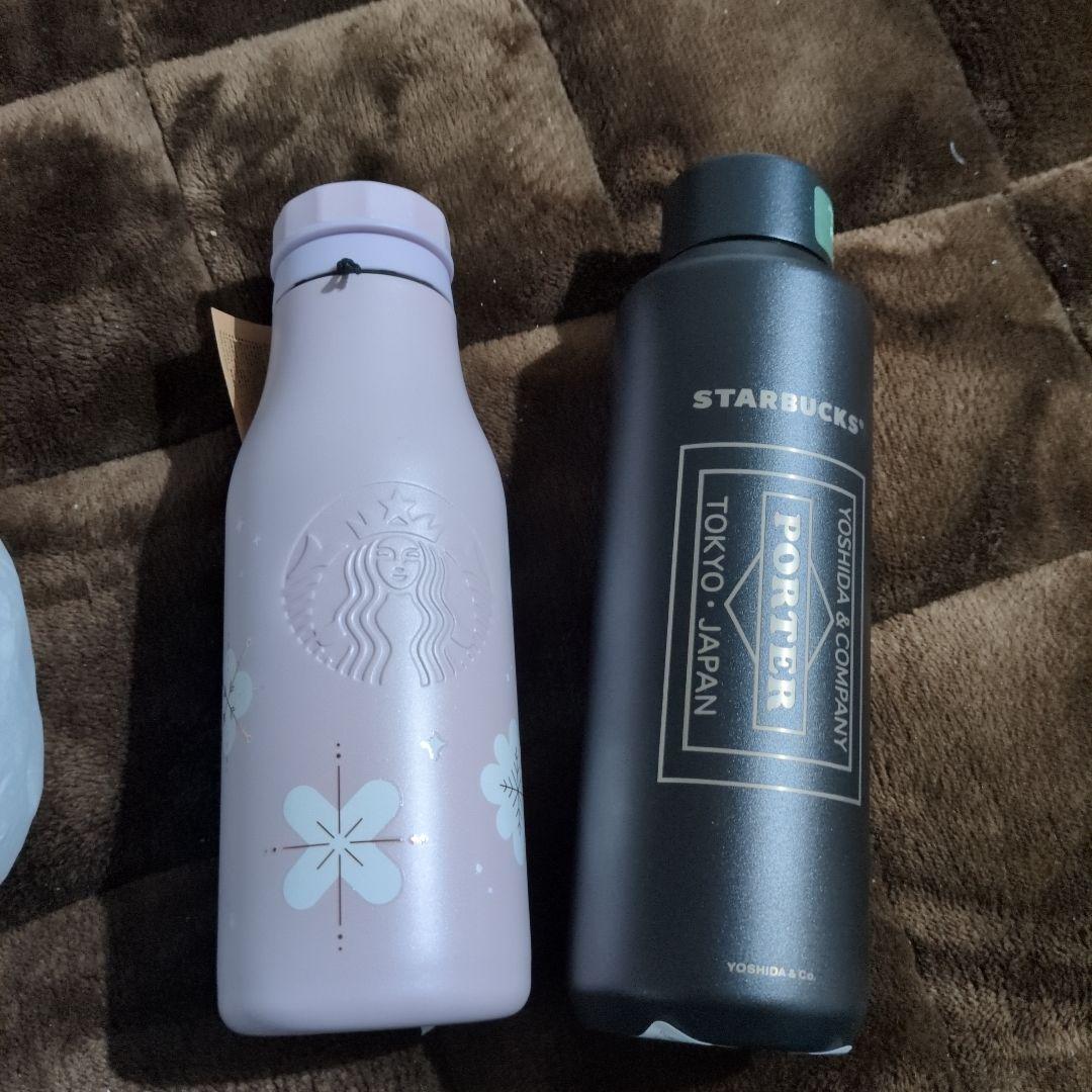 週末価格　スターバックス タンブラー　ポーター、スノーフレークセット