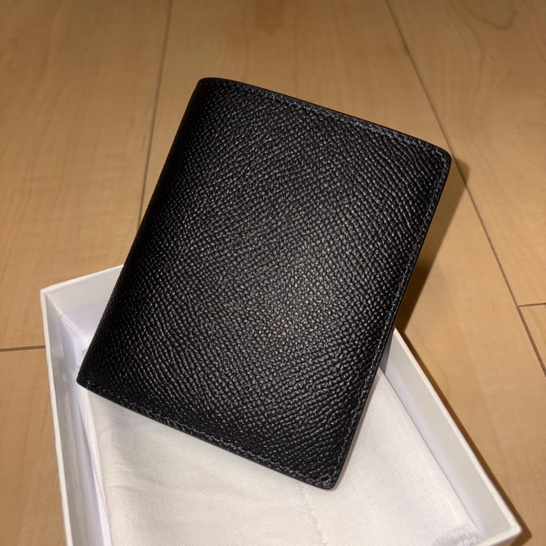 メゾンマルジェラ 二つ折り財布 ブラック SA3UI0007 P4745 新品