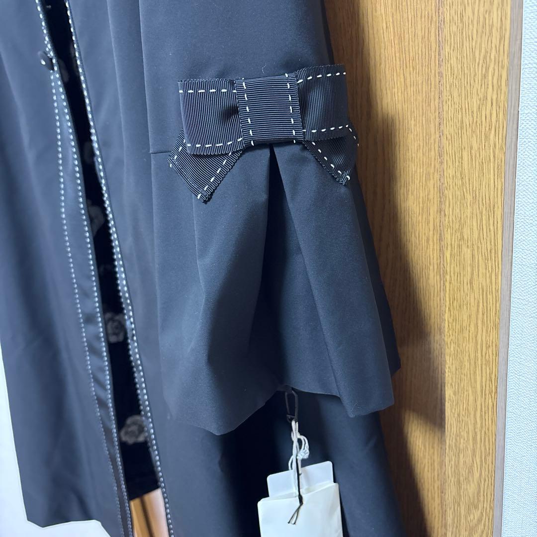 Keiko O 　M'S GRACY ブラック スプリングコート