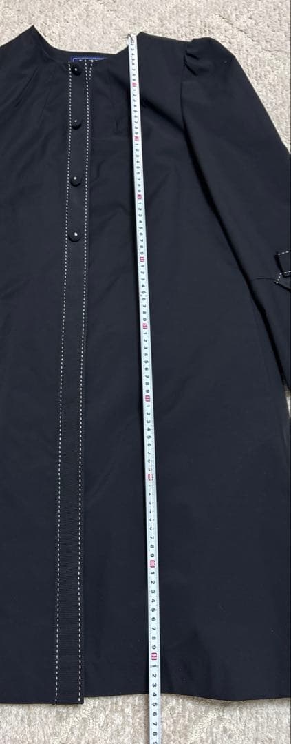 Keiko O 　M'S GRACY ブラック スプリングコート