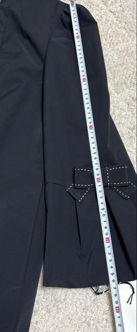 Keiko O 　M'S GRACY ブラック スプリングコート