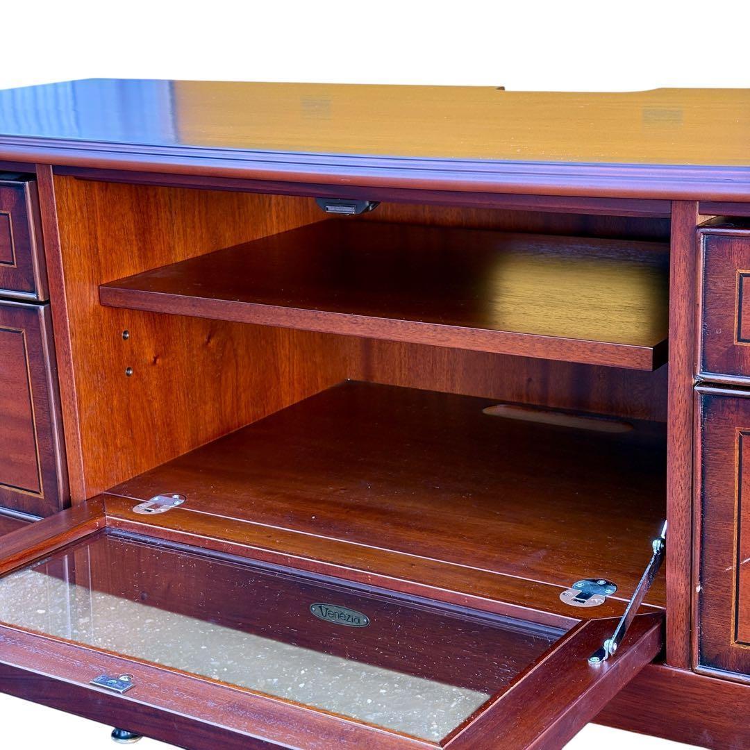 【週末セール】【美品】東海家具 ベネチア テレビボード マホガニー 新品約13万