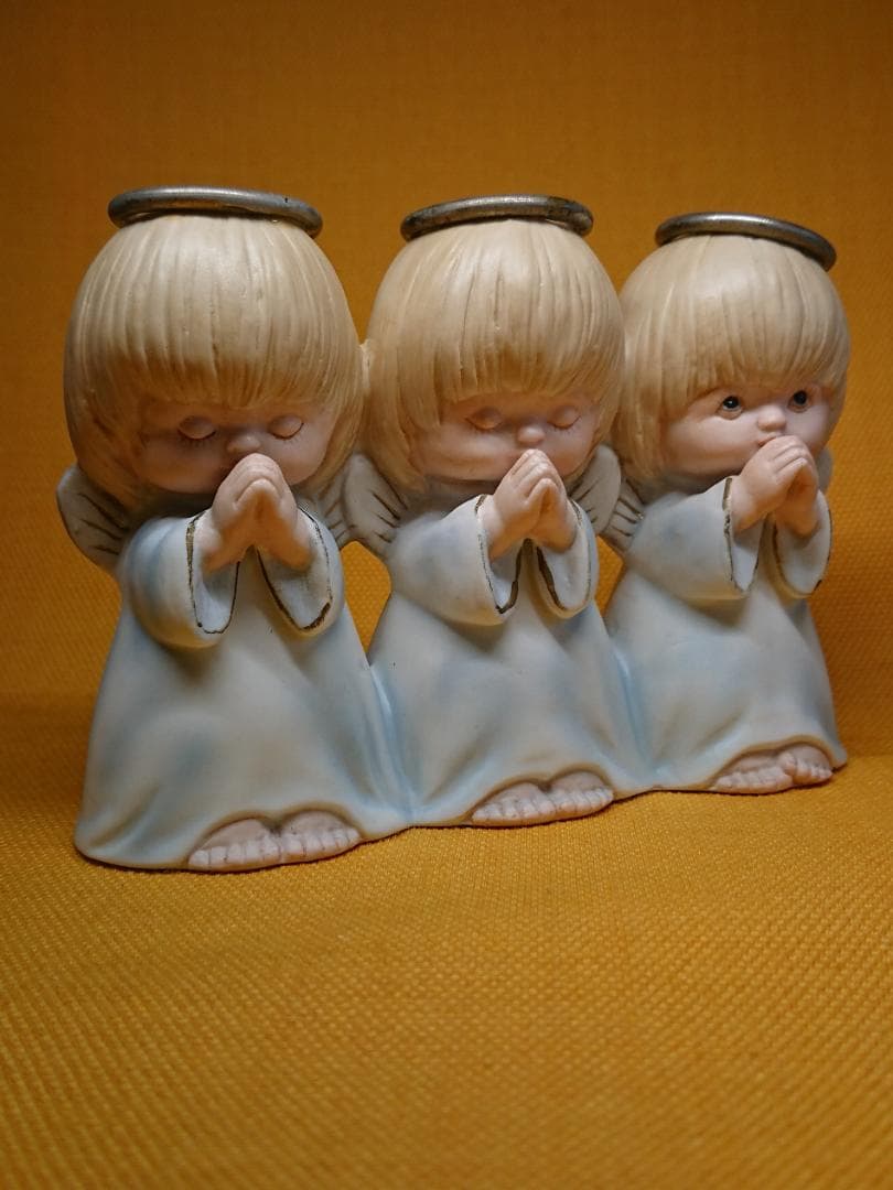 ビンテージ　人形　天使　陶器　置物　インテリア　工芸品　美術品　A2833