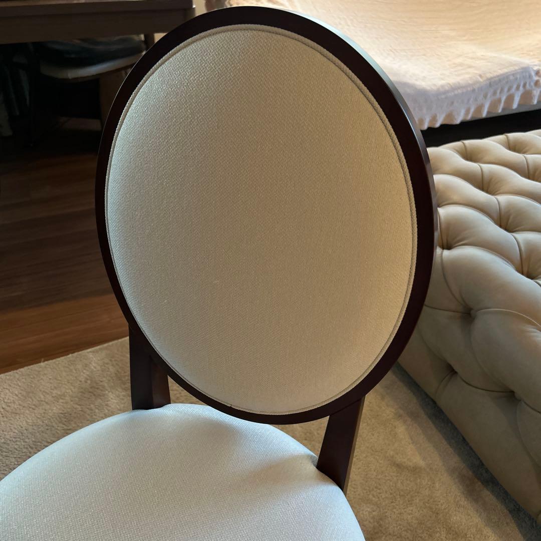 【新古品】AD CORE DEVISE クリーム色 布張り コンフォートチェア