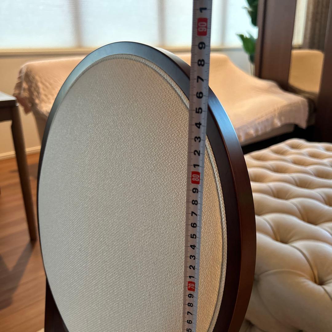 【新古品】AD CORE DEVISE クリーム色 布張り コンフォートチェア