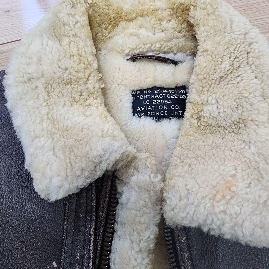 B-3 フライトジャケット リアル ムートンジャケット