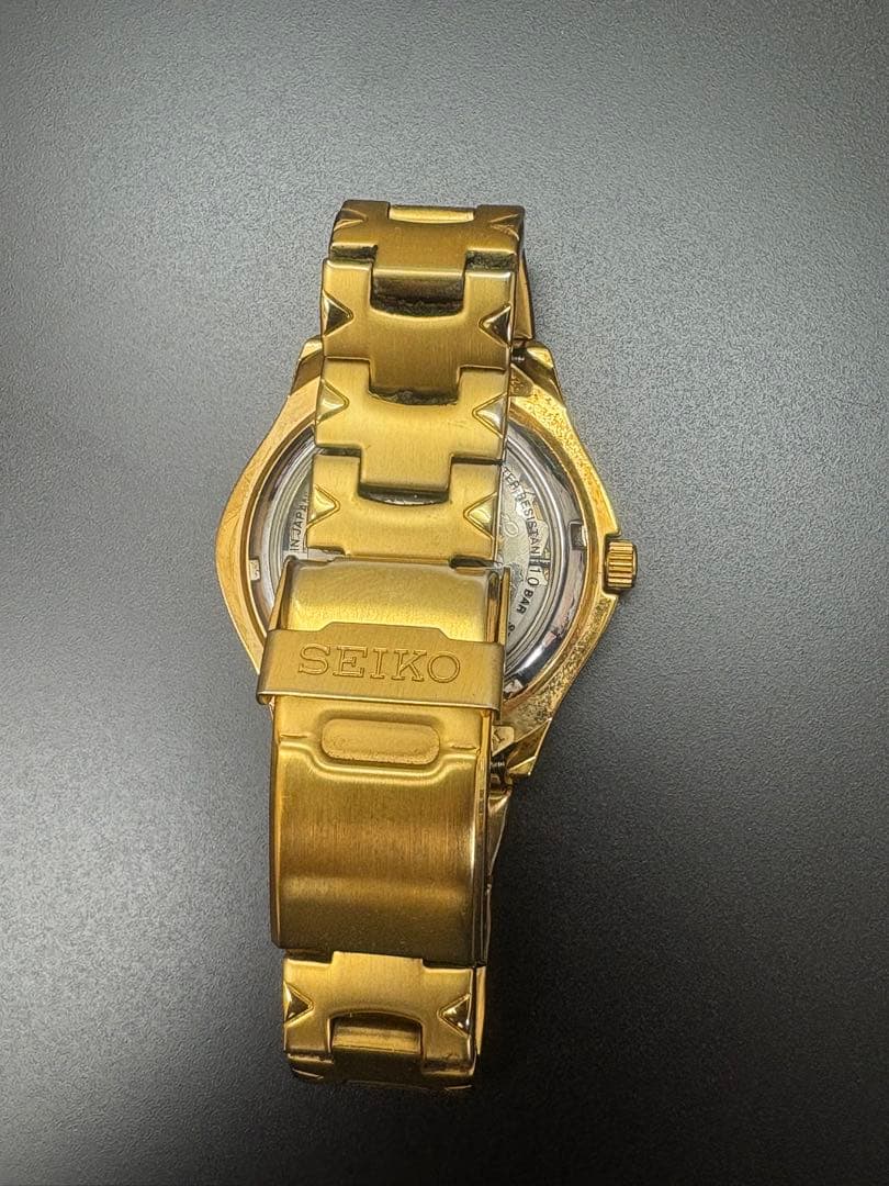 SEIKO ゴールド　自動巻き　腕時計　中古