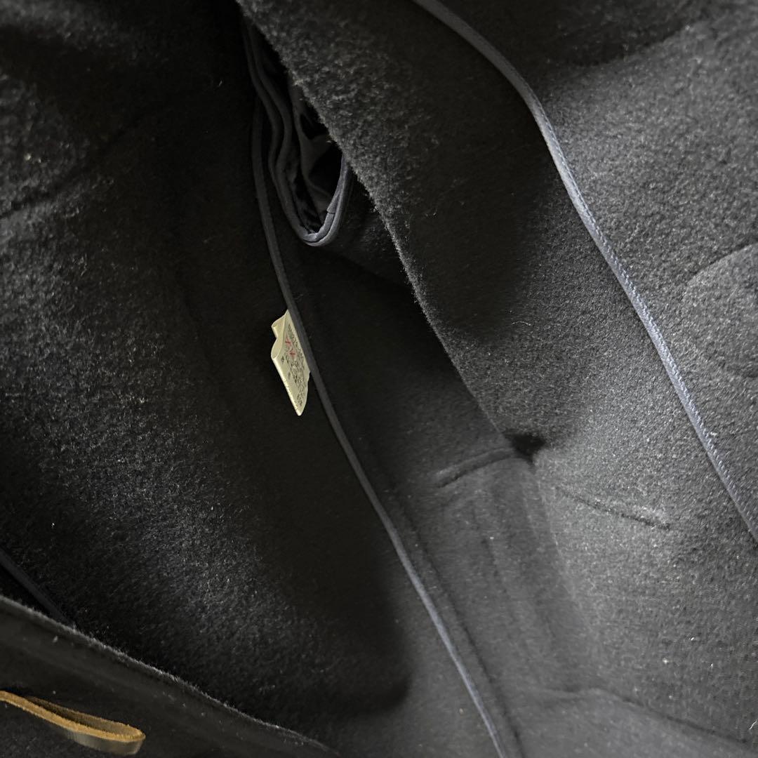 バーバリー Burberry ウール ダッフルコート ネイビー 130cm