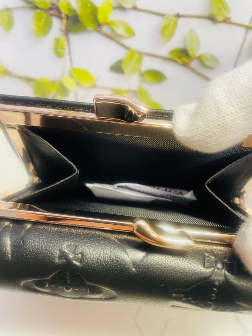 Vivienne Westwood 三つ折り財布　黒　ブラック