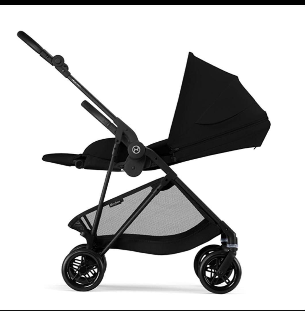 2025モデルサイベックス MELIO CARBON マジックブラックベビーカー