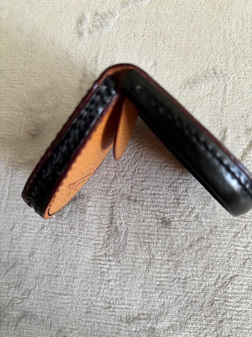 GANZO馬蹄型レザーケース（ブラック）