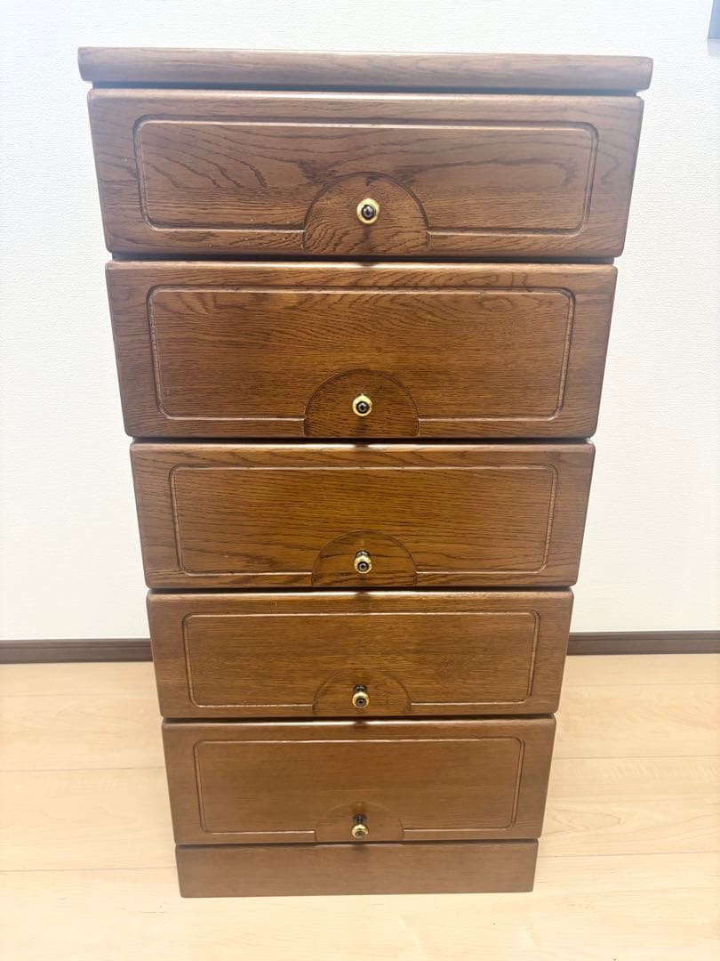 アンティーク 5段チェスト モダン 棚 ビンテージ 光製作所　タンス