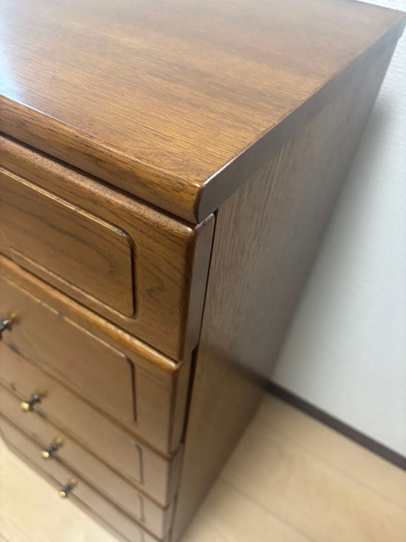 アンティーク 5段チェスト モダン 棚 ビンテージ 光製作所　タンス