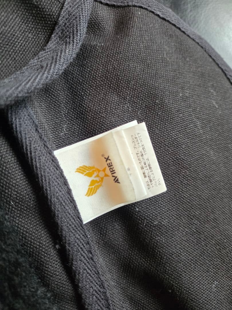 ​【極美品】AVIREX B-3 ムートンジャケット 黒 Lサイズ 羊革