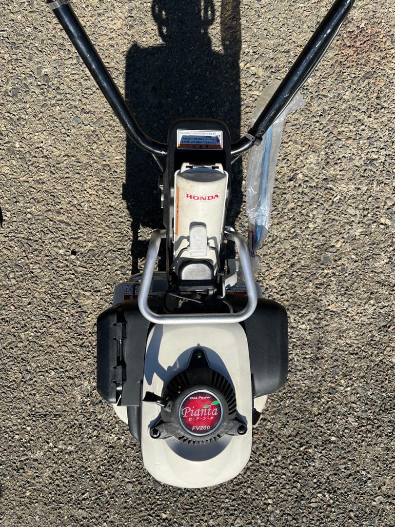 耕運機　管理機　ホンダピアンFV200 移動輪•新品抵抗棒付、整備済実働　送料込