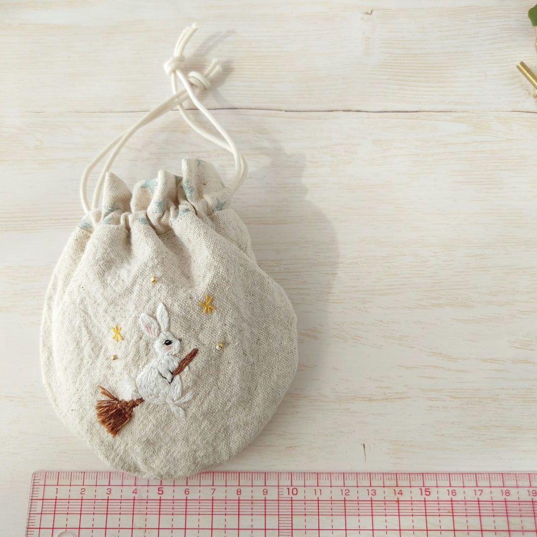ちっちゃな巾着 サシェ M ／詰替タイプ【うさこの星に願いを…】