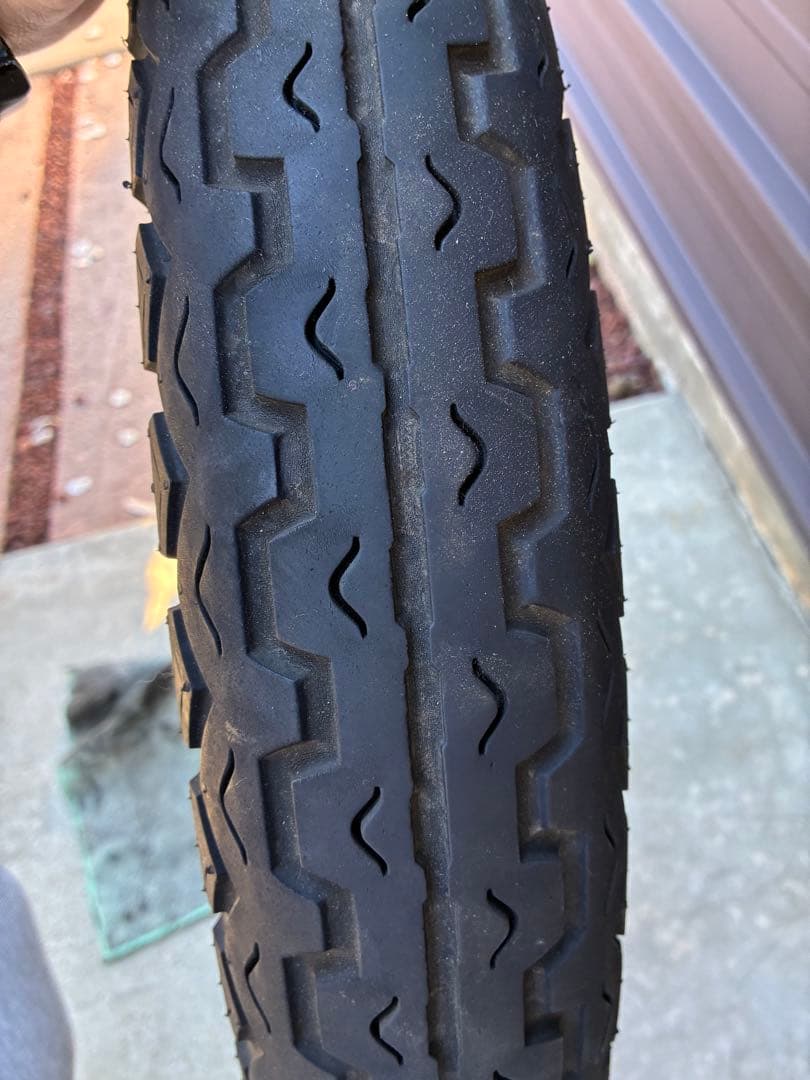 カワサキ　kz650 ザッパー　前後スポークタイヤ