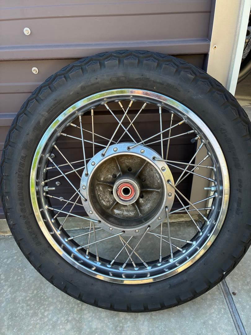 カワサキ　kz650 ザッパー　前後スポークタイヤ