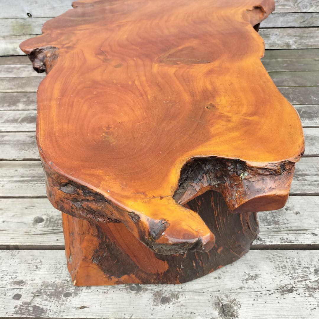 M♦あやか送料込　一枚板　ローテーブル　センターテーブル　一点もの