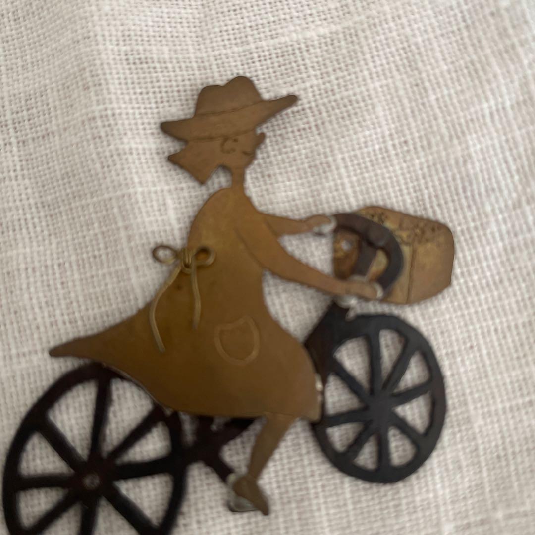 【再値下げ】一点物 charan 山田亜衣 真鍮 銅 壁飾り ブローチにも