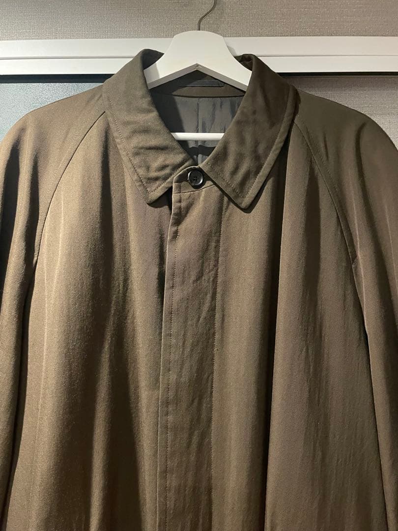 88aw 実寸XL GARCONS homme ウールギャバ バルマカンコート