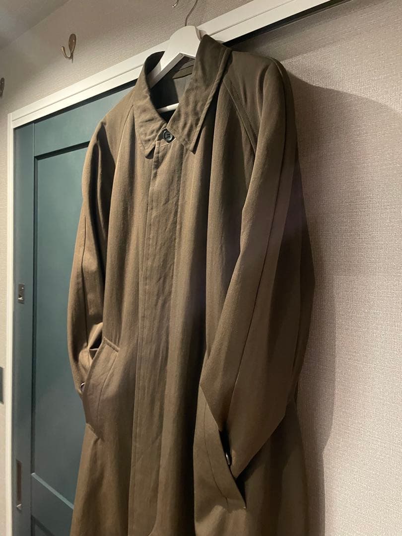 88aw 実寸XL GARCONS homme ウールギャバ バルマカンコート