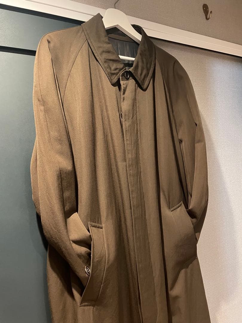 88aw 実寸XL GARCONS homme ウールギャバ バルマカンコート