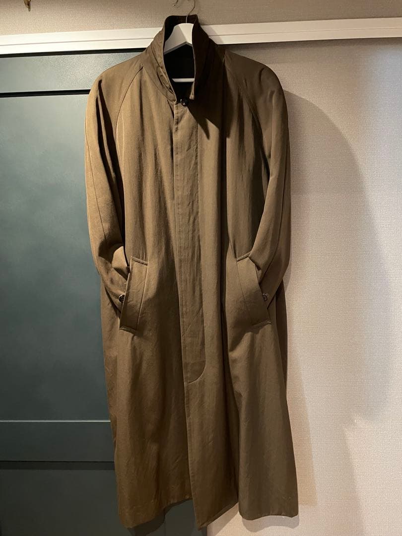 88aw 実寸XL GARCONS homme ウールギャバ バルマカンコート