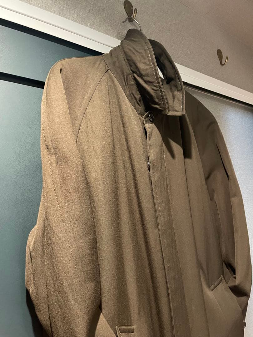88aw 実寸XL GARCONS homme ウールギャバ バルマカンコート