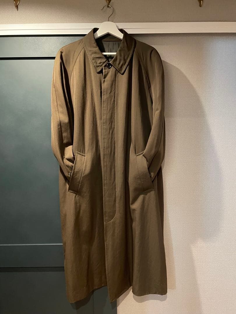 88aw 実寸XL GARCONS homme ウールギャバ バルマカンコート