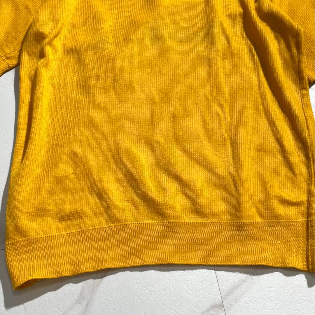 入手困難✨ ディオール 半袖ニット サマーニット ロゴ イエロー コットン