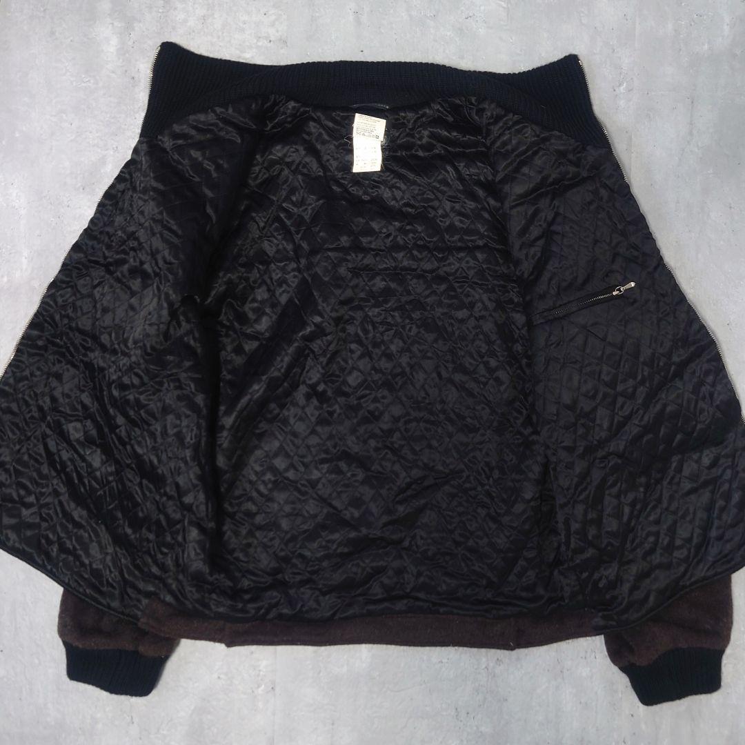 【名作】アニエスベーオム ウール モヘヤ ジップブルゾン 八の字 riri